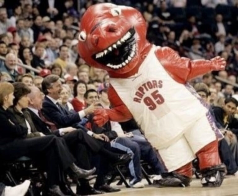 Toronto Raptors Mascot’s Animated GIF Triumph